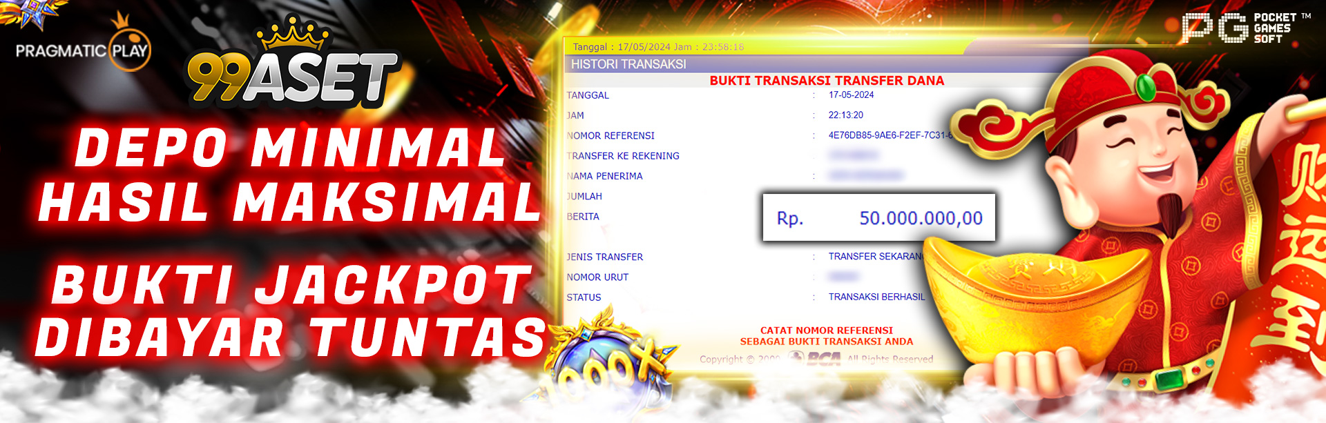 BUKTI JACKPOT 99ASET