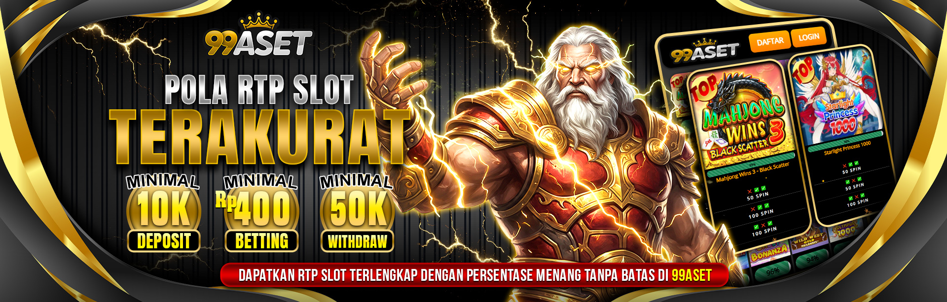 POLA RTP SLOT TERAKURAT 99ASET