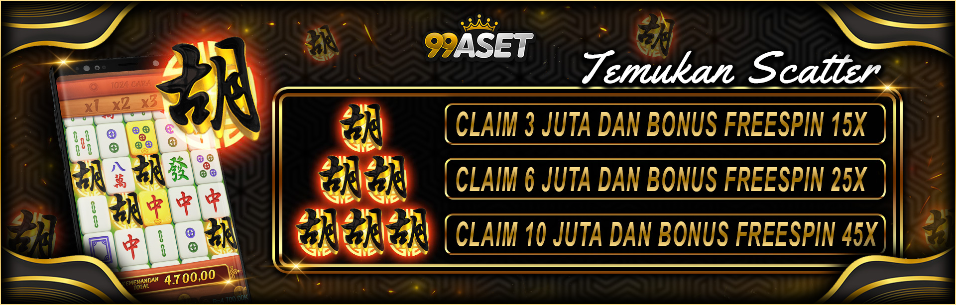 EVENT SCATTER HITAM MAHJONG WAYS 99ASET