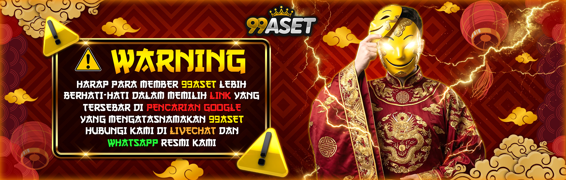 PENGUMUMAN PENTING 99ASET